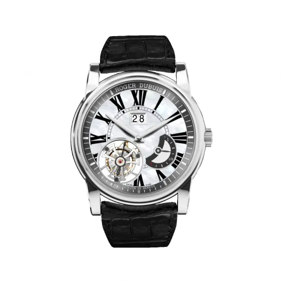 罗杰杜彼/RogerDubuis Hommage 系列  白金 自动机械机芯 男表 RDDBHO0558