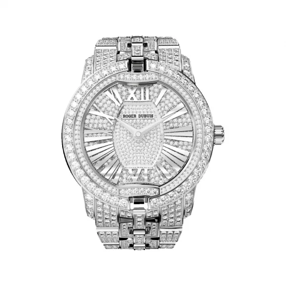 罗杰杜彼/RogerDubuis Velvet 系列 36 MM 白金 自动机械机芯 女表 RDDBVE0002