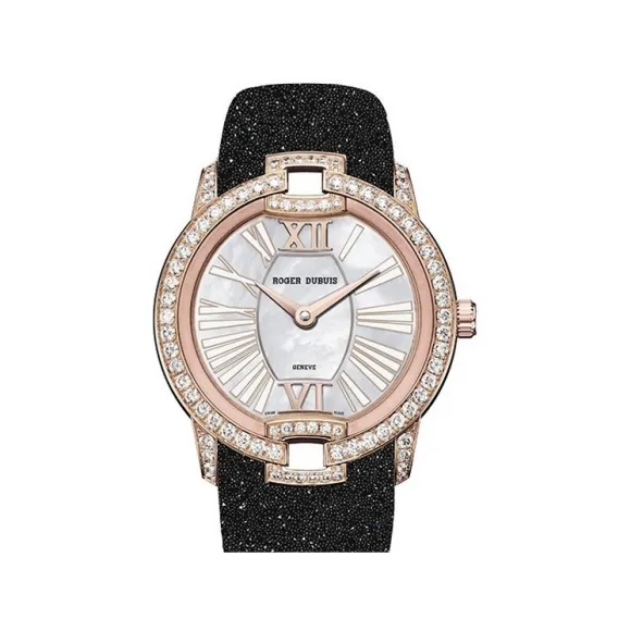 罗杰杜彼/RogerDubuis Velvet 系列 36 MM 玫瑰金 自动机械机芯 女表 RDDBVE0078