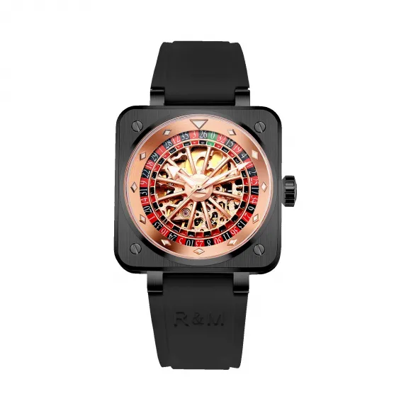 罗米/Ronald Mille  42mm 全自动定制机械机芯 男表 R6220A3-2