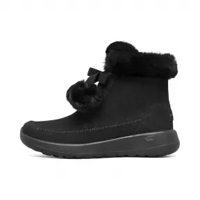 斯凯奇/Skechers 全黑色 ON-THE-GO JOY 女子时尚雪地靴 144004-BBK