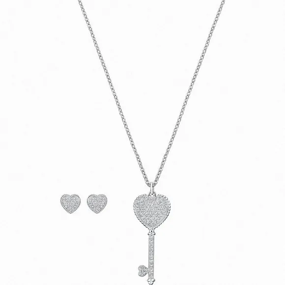 施华洛世奇/Swarovski 套装 Engaged 套装, 小码, 白色, 镀白金色 5225368