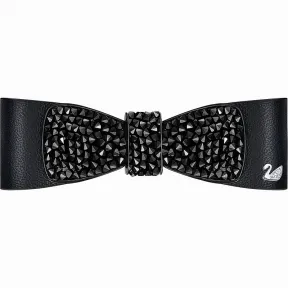 施华洛世奇/Swarovski 发饰 Hamper Leather 发夹, 黑色 5302154