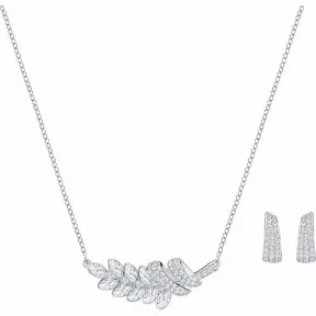 施华洛世奇/Swarovski 套装 Lucia 套装, 白色, 镀白金色 5374842