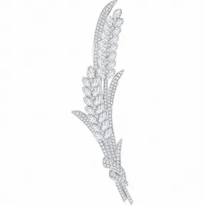 施华洛世奇/Swarovski 胸针 Lucia 胸针, 白色, 镀白金色 5374873