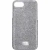 施华洛世奇/Swarovski 手机壳 High 智能手机防震保护套, iPhone8 Plus, 灰色 5380291