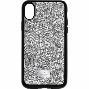 施华洛世奇/Swarovski Glam Rock 智能手机防震保护套, iPhone® X/XS, 灰色 5392053