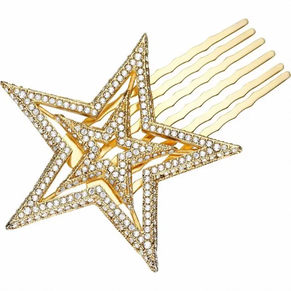 施华洛世奇/Swarovski 发饰 A Star is Born 发梳, 镀金色 5414913