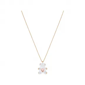 施华洛世奇/Swarovski Teddy 链坠  熊  白色  镀玫瑰金色调 5452026