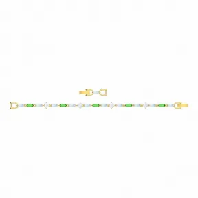 施华洛世奇/Swarovski 手饰 Oz 手链, 白色, 镀金色 5459392