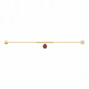 施华洛世奇/Swarovski Remix Collection Ladybug Strand, 彩色设计, 镀金色调 5466832