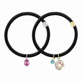 施华洛世奇/Swarovski 发饰 No Regrets Donut 弹力发圈, 彩色设计, 混搭多种镀层 5467048