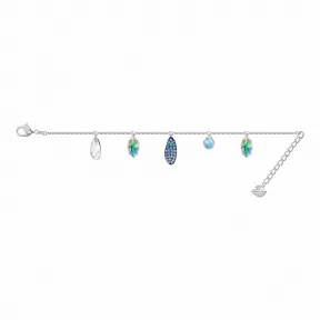 施华洛世奇/Swarovski 手饰 Organic 手链, 彩色设计, 镀白金色 5470515