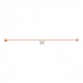 施华洛世奇/Swarovski Remix Collection Lilia Strand, 白色, 镀玫瑰金色调 5479014