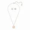 施华洛世奇/Swarovski 套装 挚爱流转系列 套装, 大码, 白色, 镀玫瑰金色 5491668
