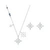 施华洛世奇/Swarovski Symbolic Star 套装, 白色, 镀铑 5517182
