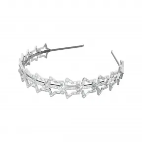 施华洛世奇/Swarovski 束发带  星星  白色  镀铑 5617758