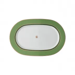 施华洛世奇/Swarovski Signum 大浅盘  瓷器  绿色 5635513