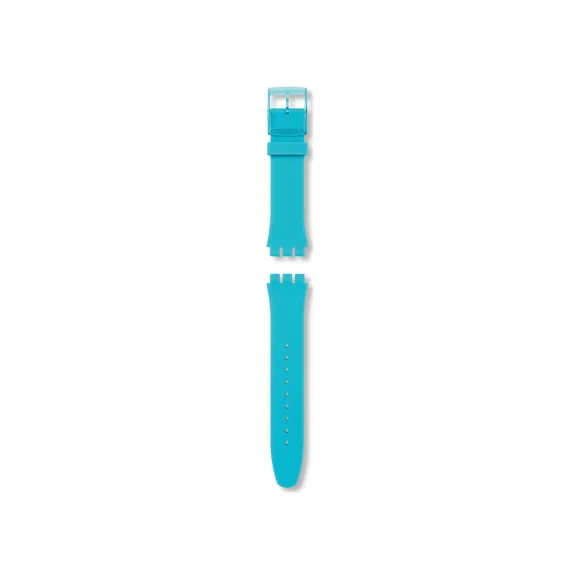 斯沃琪/Swatch NEW GENT BLUE TURQUOISE SILICONE STRAP - ACSUOL700   