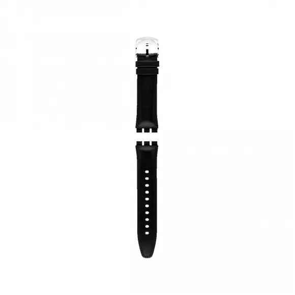 斯沃琪/Swatch SISTEM51 IRONY BLACK LEATHER STRAP  表带 ACYIS402