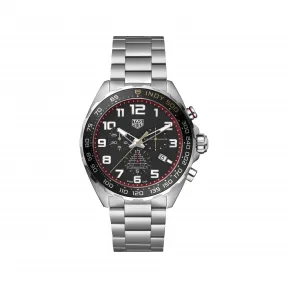 豪雅/TAG Heuer F1系列 精细磨砂抛光精钢 43MM 石英机芯 男表 CAZ101AR.BA0842