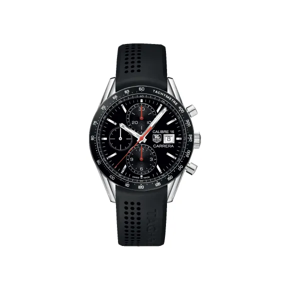 豪雅/TAG Heuer 卡莱拉Carrera系列 自动机械机芯 抛光精钢 男表 CV201AK.FT6040