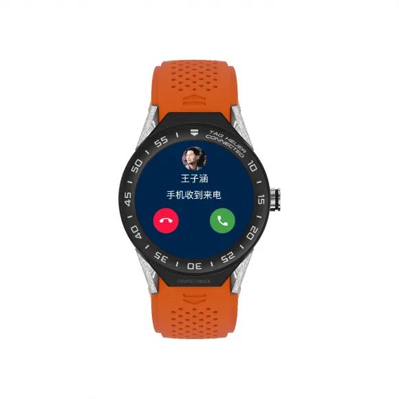 豪雅/TAG Heuer Connected Modular PROCESSOR 精细磨砂和抛光钛金属 男表 SBF8A8001.11FT6081