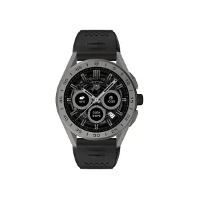 豪雅/TAG Heuer TAG Heuer Connected Calibre E3智能腕表 - 钛金属表壳 45 MM - Black Rubber Strap - SBG8A81.BT6222