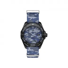 豪雅/TAG Heuer 竞潜Aquaracer系列 自动机械机芯 喷砂钛金属，覆黑色PVD涂层 男表 WAY208D.FC8221