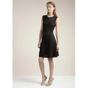  无袖针织修身连衣裙 ATP16260MH-BLACK