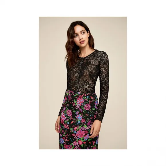  花朵印花铅笔裙 BFQ19066MH