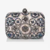  齿轮图案钉珠方形手包 CL01AQLB-NV-ND