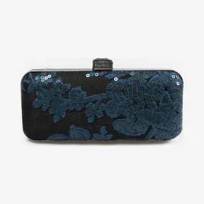  珠片蕾丝长方形手包 CL08AGF-PRBLU