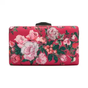  浪漫花朵印花手包 CL18AZBB