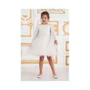  金属蕾丝薄纱小礼服 KAUL16590M