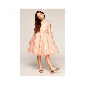  绣花蕾丝摆浪连衣裙 KAVU2315M