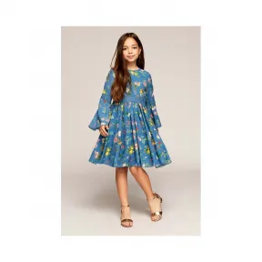  花朵印花连衣裙 KAVZ17055M