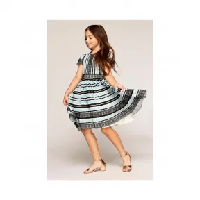  条纹拼接连衣裙 KAWD2302MY