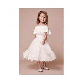  荷叶边摆浪连衣裙 KYV19295M