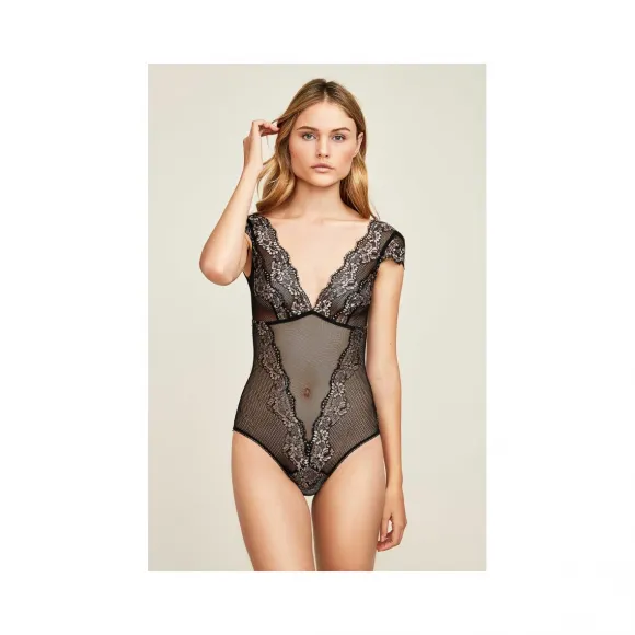  性感蕾丝深V连体衣 TSL067H