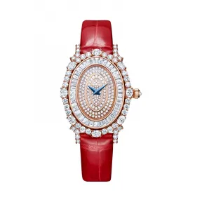 天舶/Tielbo 璀璨系列 316L精钢材质，电镀白金色 31.0mm*38.0mm T811L-P-R3