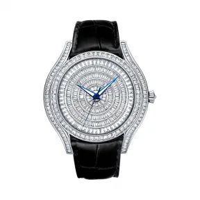 天舶/Tielbo 璀璨系列 316L精钢材质，电镀白金色  T815M-P-W