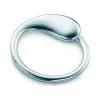 蒂芙尼/Tiffany Elsa Peretti® 系列 Eternal Circle 钥匙扣。纯银。