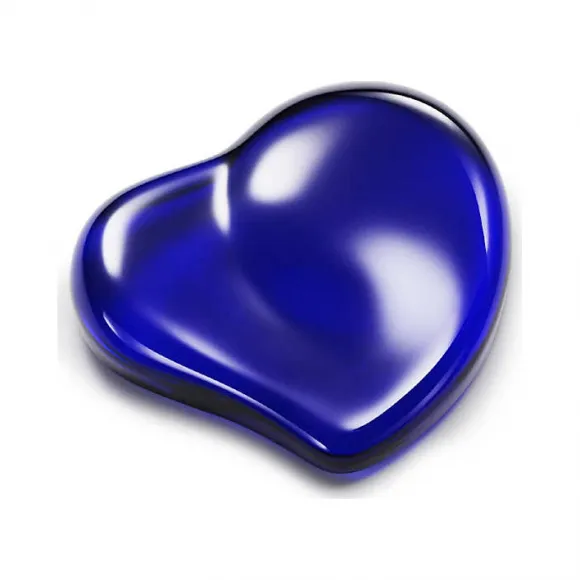 蒂芙尼/Tiffany Elsa Peretti® 系列深蓝色玻璃心形镇纸。