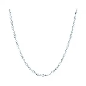 Tiffany Cobblestone 系列铂金镶钻钻石项链  27998488