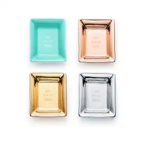 蒂芙尼/Tiffany 瓷制金属摆饰盘 一套四件 60570434