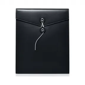 蒂芙尼/Tiffany 黑色光面小牛皮大号文件信封 60883785 GRP09775