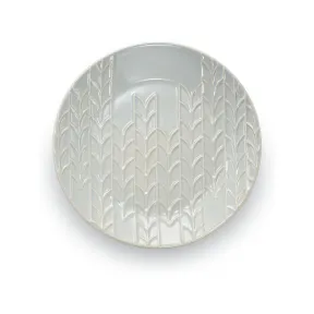 蒂芙尼/Tiffany Flora & Fauna 灰色粗陶小麦叶盘 62577436