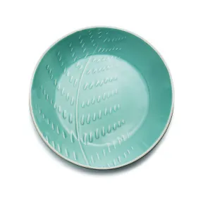 蒂芙尼/Tiffany Tiffany Blue® 炻器中的 Flora & Fauna 蕨类植物盘 62577479