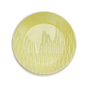 蒂芙尼/Tiffany 黄色粗陶 Flora & Fauna 向日葵盘 62577517